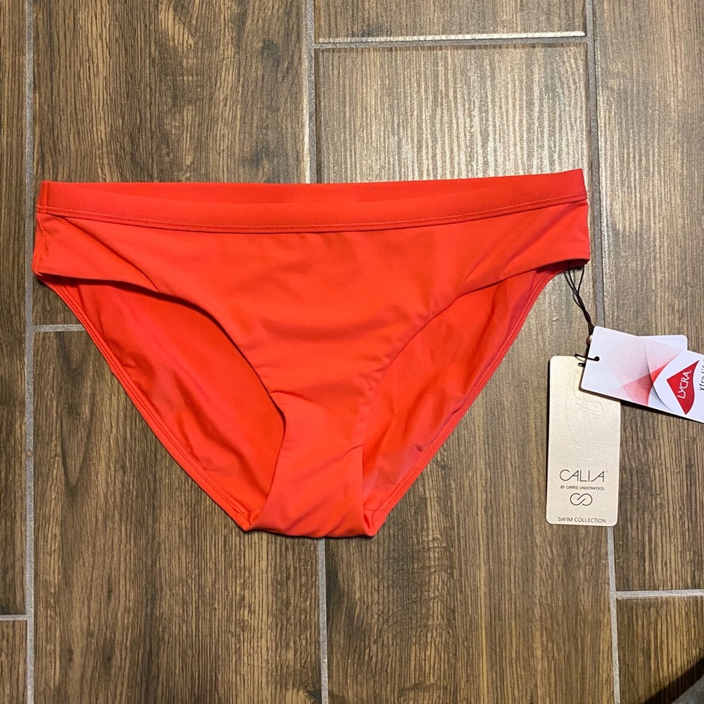 NET CALIA red orange bikini bottom